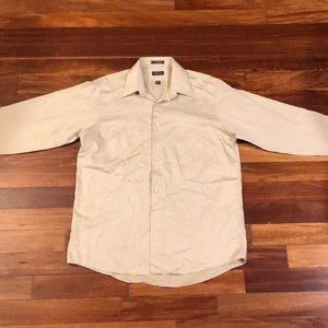 Arrow- Neutral Tan Colored Button Down Shirt